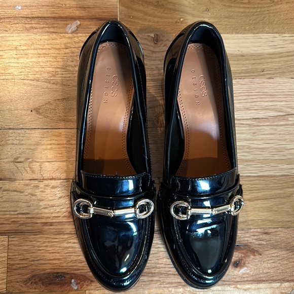 ASOS Design Black Patent Loafers - Picture 8 of 10
